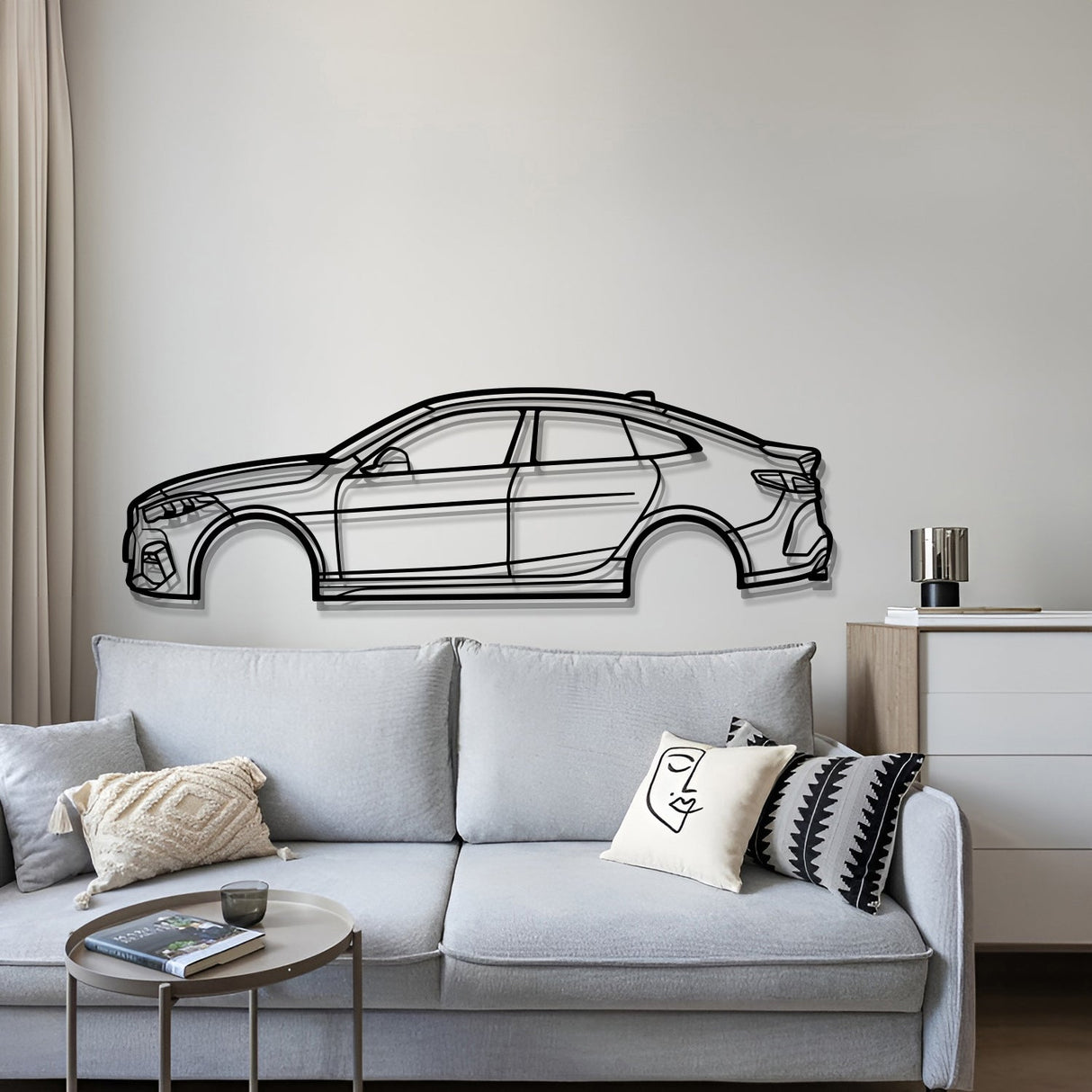 2020 2 SERIE F44 Metal Car Wall Art - MT0690