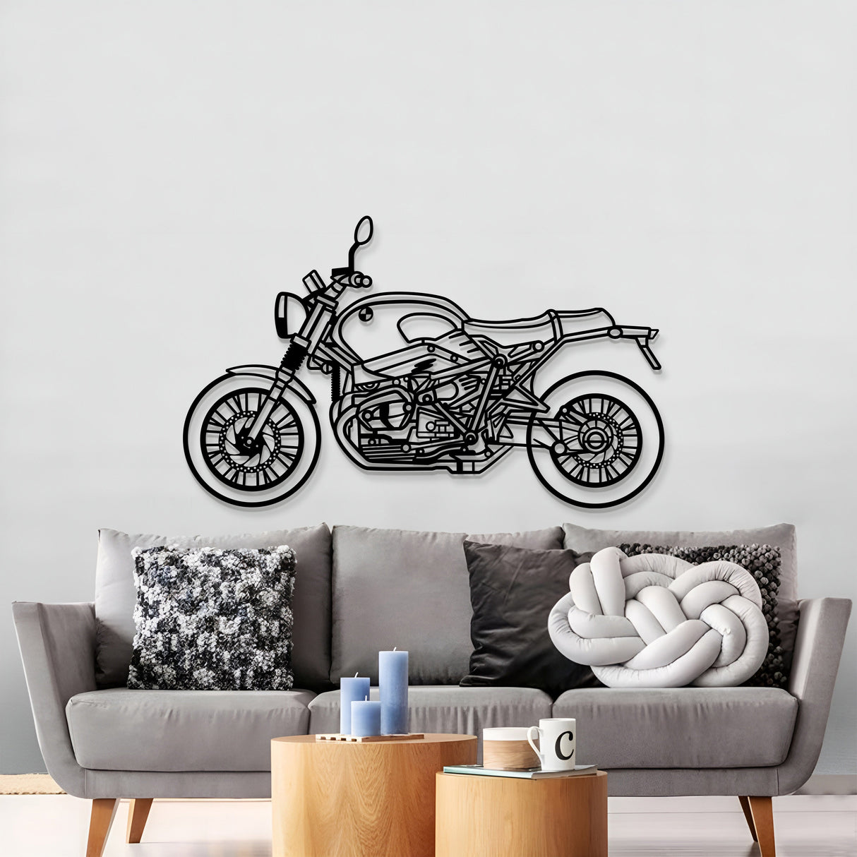 2020 R Nine T Metal Motorcycle Wall Art - MT1385