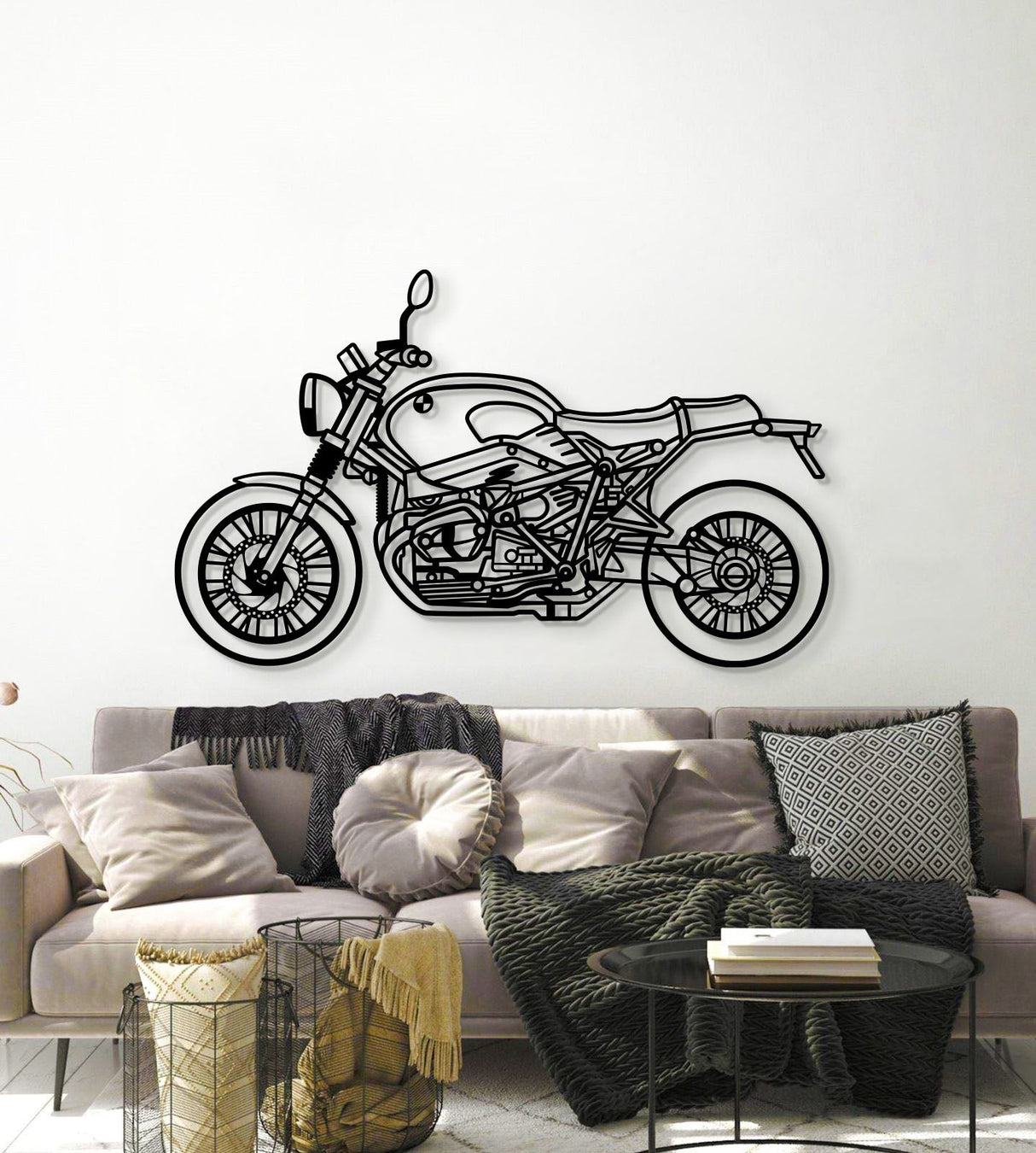 2020 R Nine T Metal Motorcycle Wall Art - MT1385