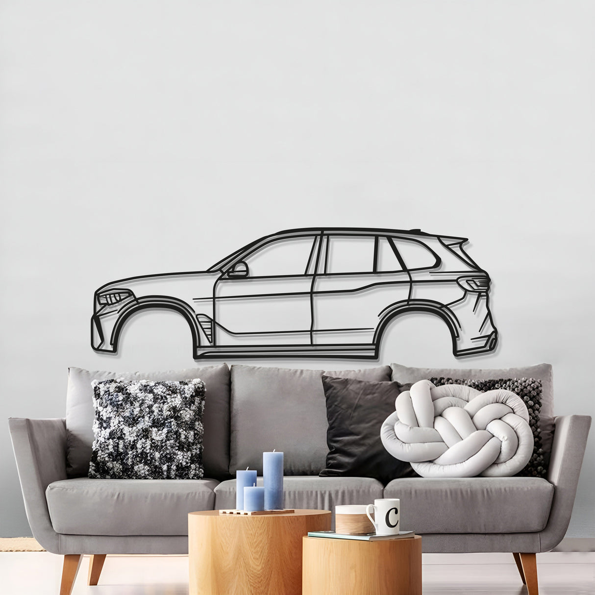 2020 X5 M F95 4th Gen Metal Car Wall Art - MT0728