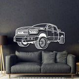 2020 RAM 1500 Perspective Metal Car Wall Art - MT1318