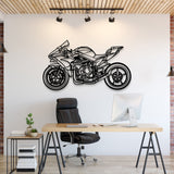 2020 H2R Metal Motorcycle Wall Art - MT1406