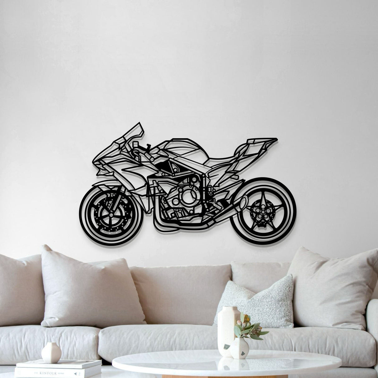 2020 H2R Metal Motorcycle Wall Art - MT1406