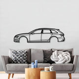 2021 A4 Avant S Line Metal Car Wall Art - MT0736