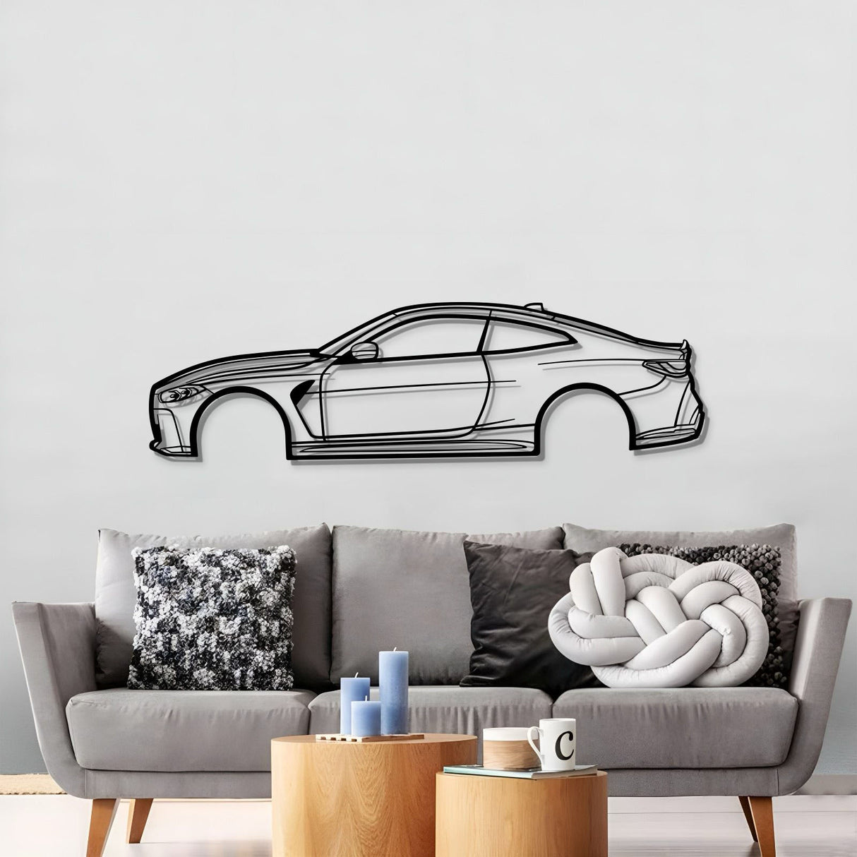 2021 M4 Competition Metal Car Wall Art - MT0755