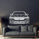 2021 M5 Competition Front View Metal Car Wall Art - MT1325