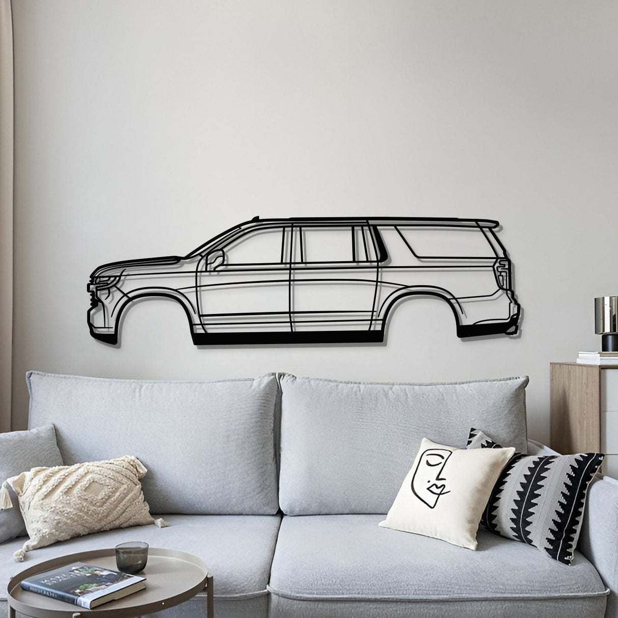 2021 Suburban 12th Gen Metal Car Wall Art - MT0766