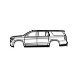 2021 Suburban 12th Gen Metal Car Wall Art - MT0766