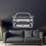 2021 Durango Front View Metal Car Wall Art - MT1343