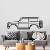 2021  Bronco 6th Gen Metal Car Wall Art - MT0732