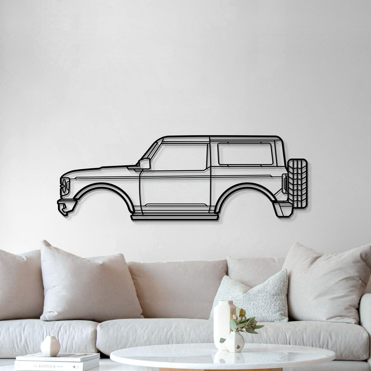 2021  Bronco 6th Gen Metal Car Wall Art - MT0732