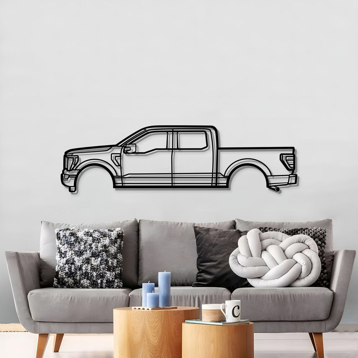 2021 F-150 14th Gen Metal Car Wall Art - MT0748