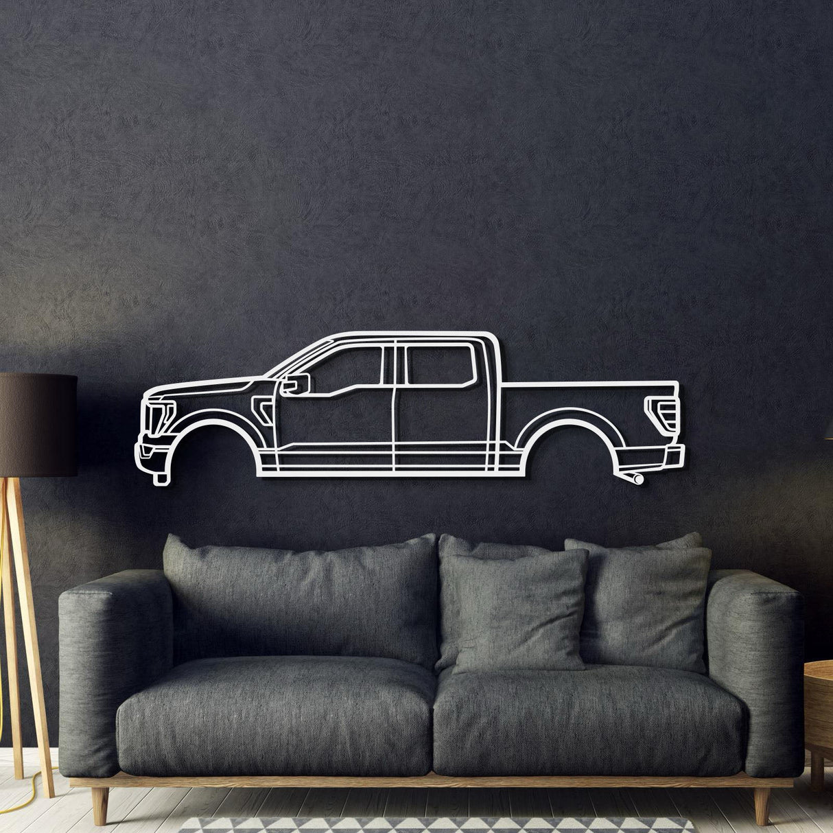 2021 F-150 14th Gen Metal Car Wall Art - MT0748