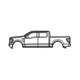 2021 F-150 14th Gen Metal Car Wall Art - MT0748