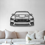 2021 Mustang Mach 1 Front View Metal Car Wall Art - MT1351