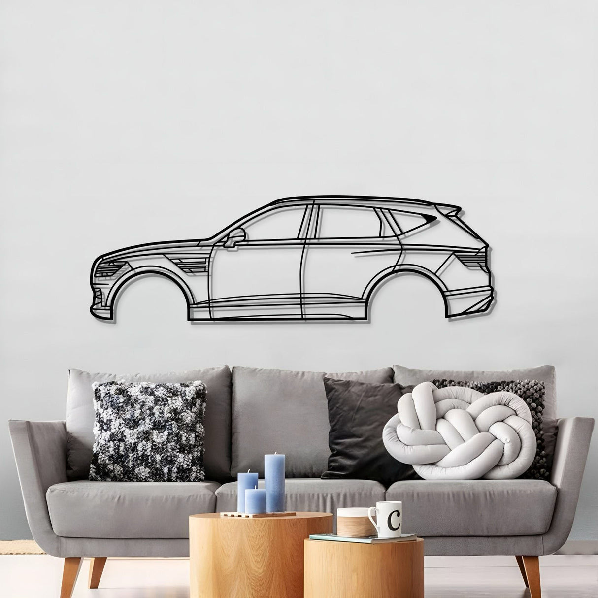 2021 GV80 1st Gen JX1 Metal Car Wall Art - MT0752