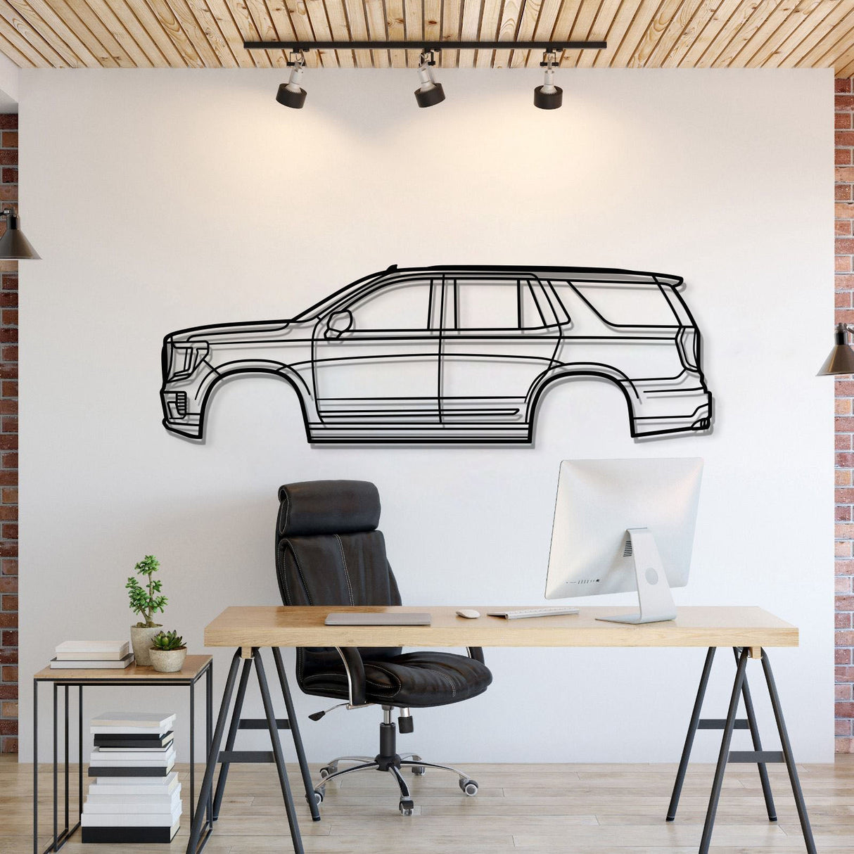 2021 Yukon 5th Gen Metal Car Wall Art - MT0770