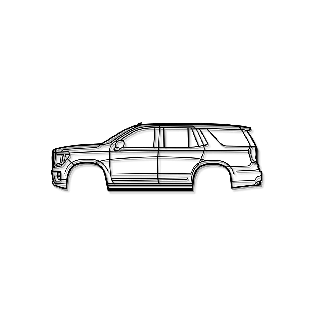 2021 Yukon 5th Gen Metal Car Wall Art - MT0770