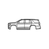 2021 Yukon 5th Gen Metal Car Wall Art - MT0770