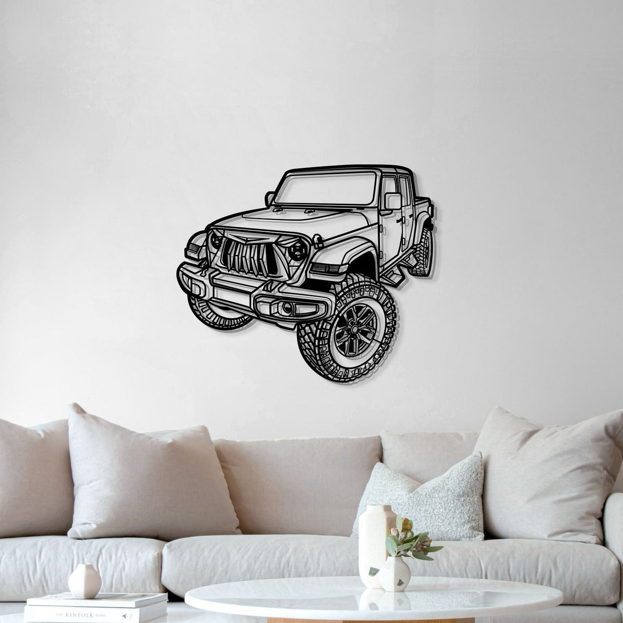 2021 Gladiator Perspective Metal Car Wall Art - MT1279