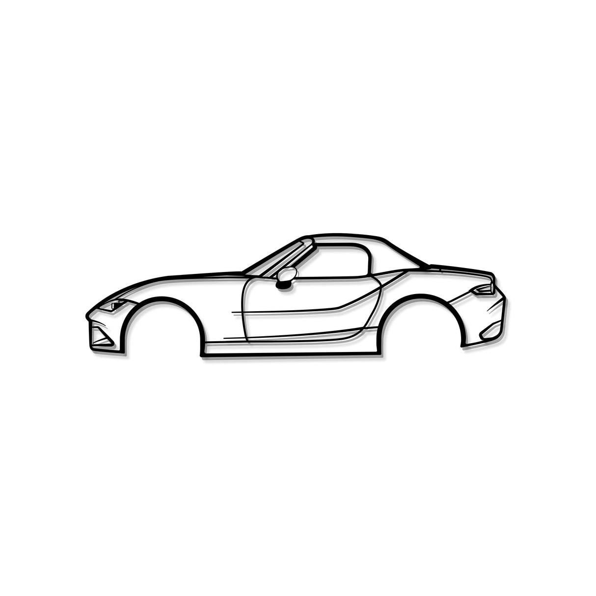 2021 Miata MX-5 Metal Car Wall Art - MT0757