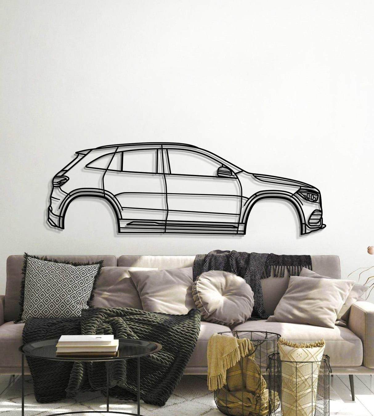 2021 AMG GLA 35 H247 (2nd Gen) Metal Car Wall Art - MT0738