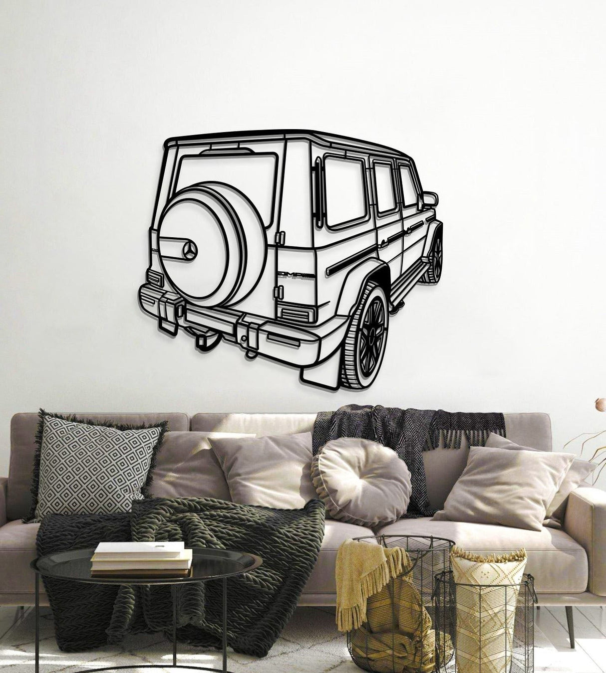 2021 G Class Perspective Metal Car Wall Art - MT1175