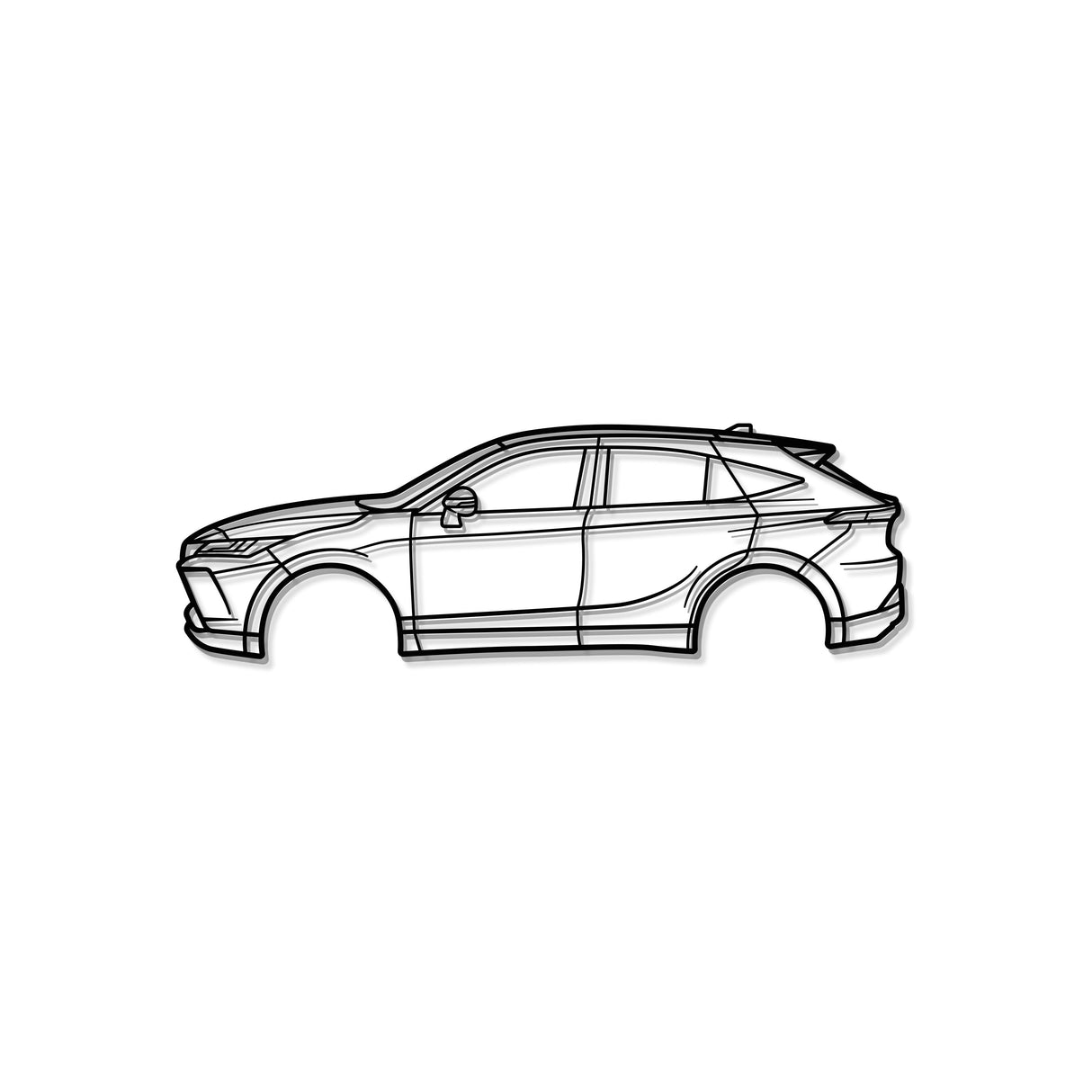 2021 Venza 2nd Gen (XU80) Metal Car Wall Art - MT0769