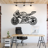 2021 YZF R-6 Metal Motorcycle Wall Art - MT1422