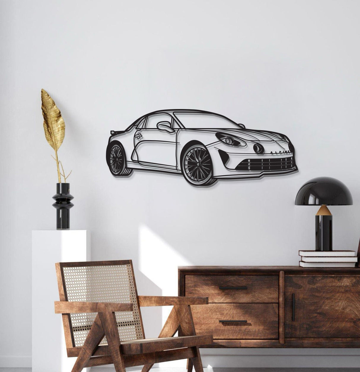 A110s Perspective Metal Car Wall Art - MT1215