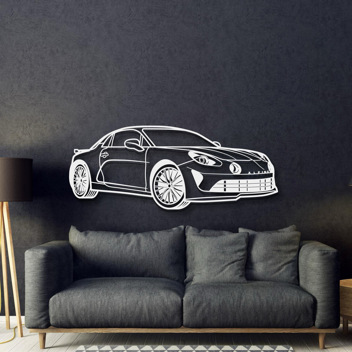 A110s Perspective Metal Car Wall Art - MT1215