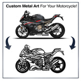 Your Personalized Motorcycle Metal Wall Art - MT1114