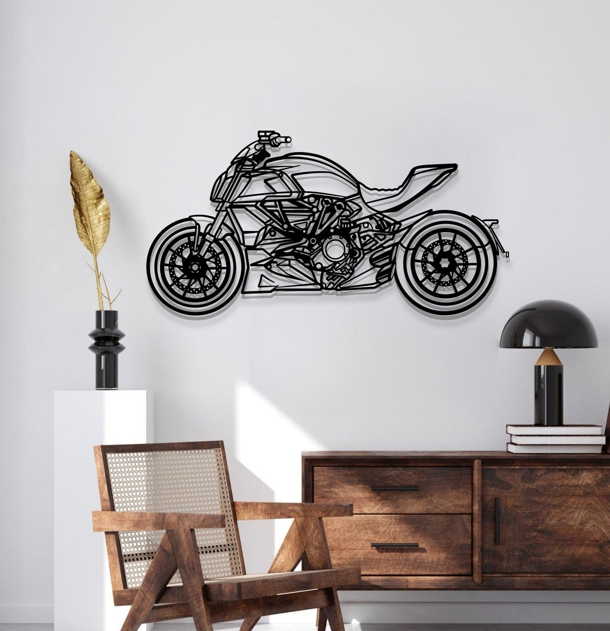 2022 Diavel 1260 S Metal Motorcycle Wall Art - MT1394