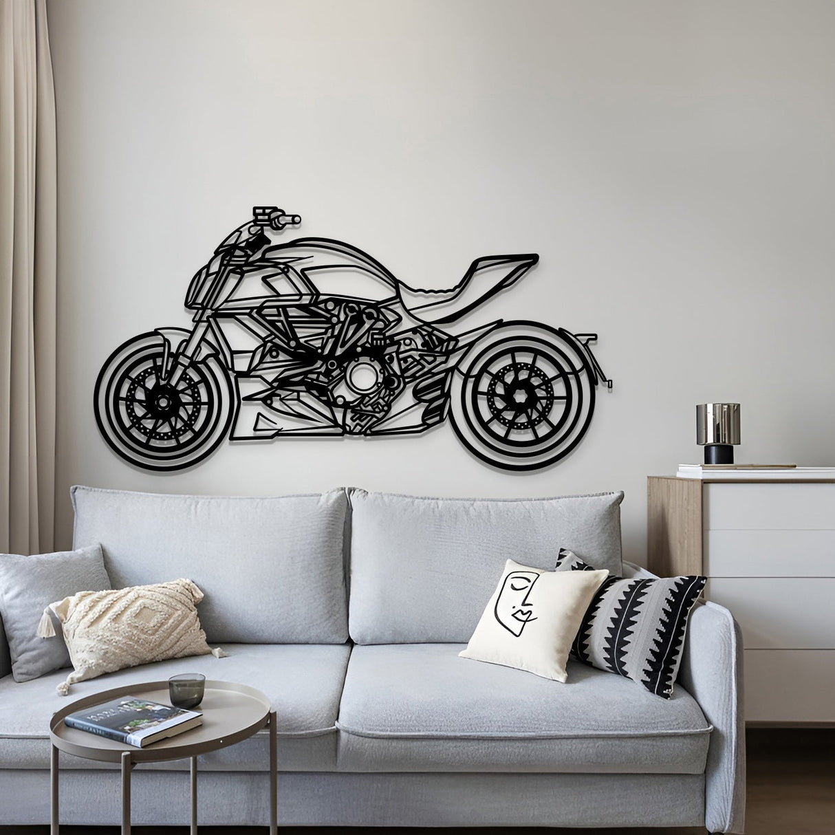 2022 Diavel 1260 S Metal Motorcycle Wall Art - MT1394