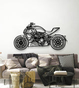 2022 Diavel 1260 S Metal Motorcycle Wall Art - MT1394