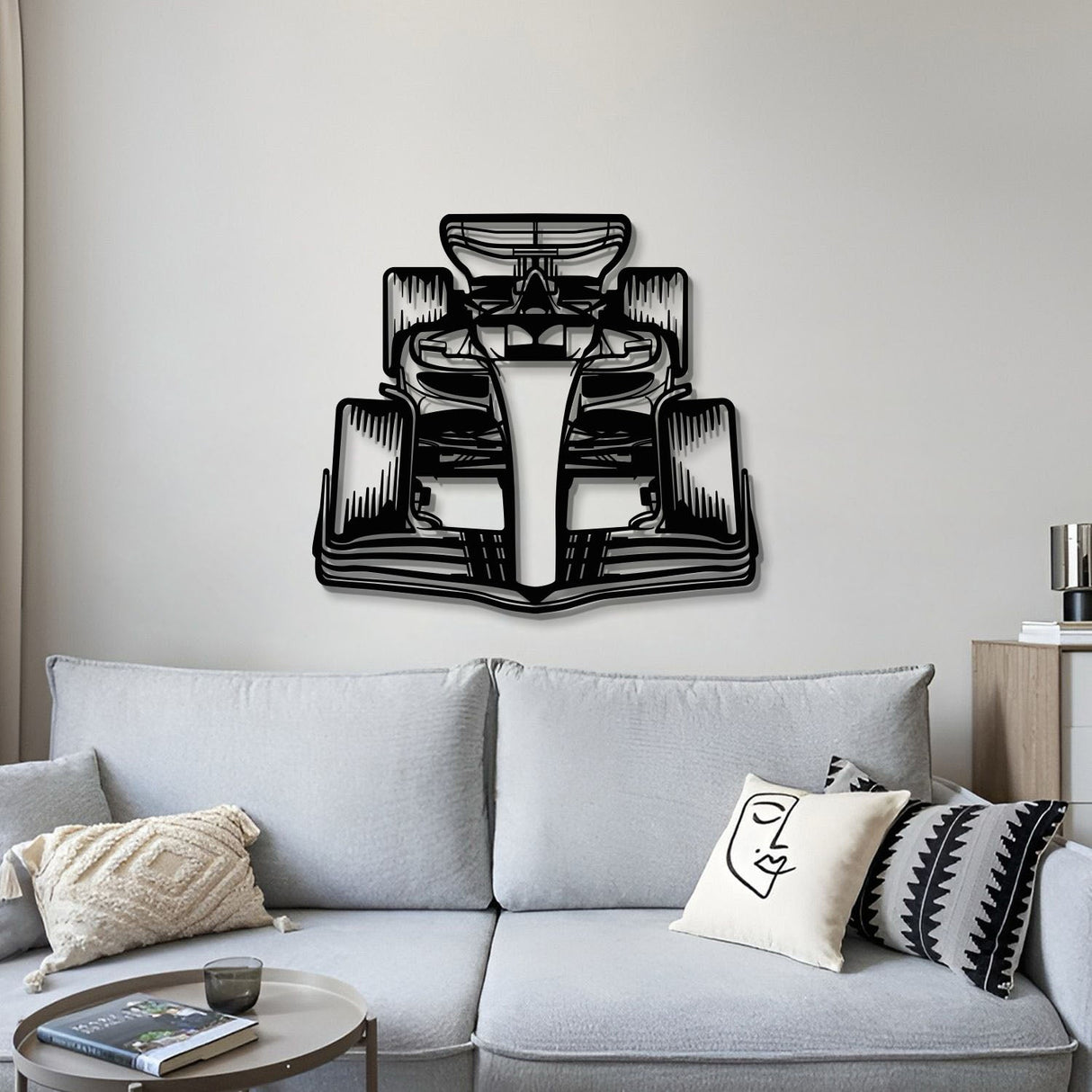 Formula 1 2022 Front View Metal Car Wall Art - MT0976