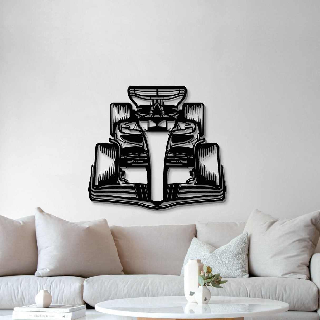 Formula 1 2022 Front View Metal Car Wall Art - MT0976