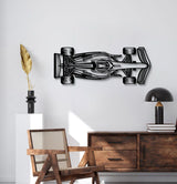 Formula 1 2022 Top View Horizontal Metal Car Wall Art - MT0979