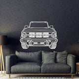 2022 Bronco Front View Metal Car Wall Art - MT1352