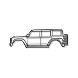 2022 Bronco Raptor Metal Car Wall Art - MT0776