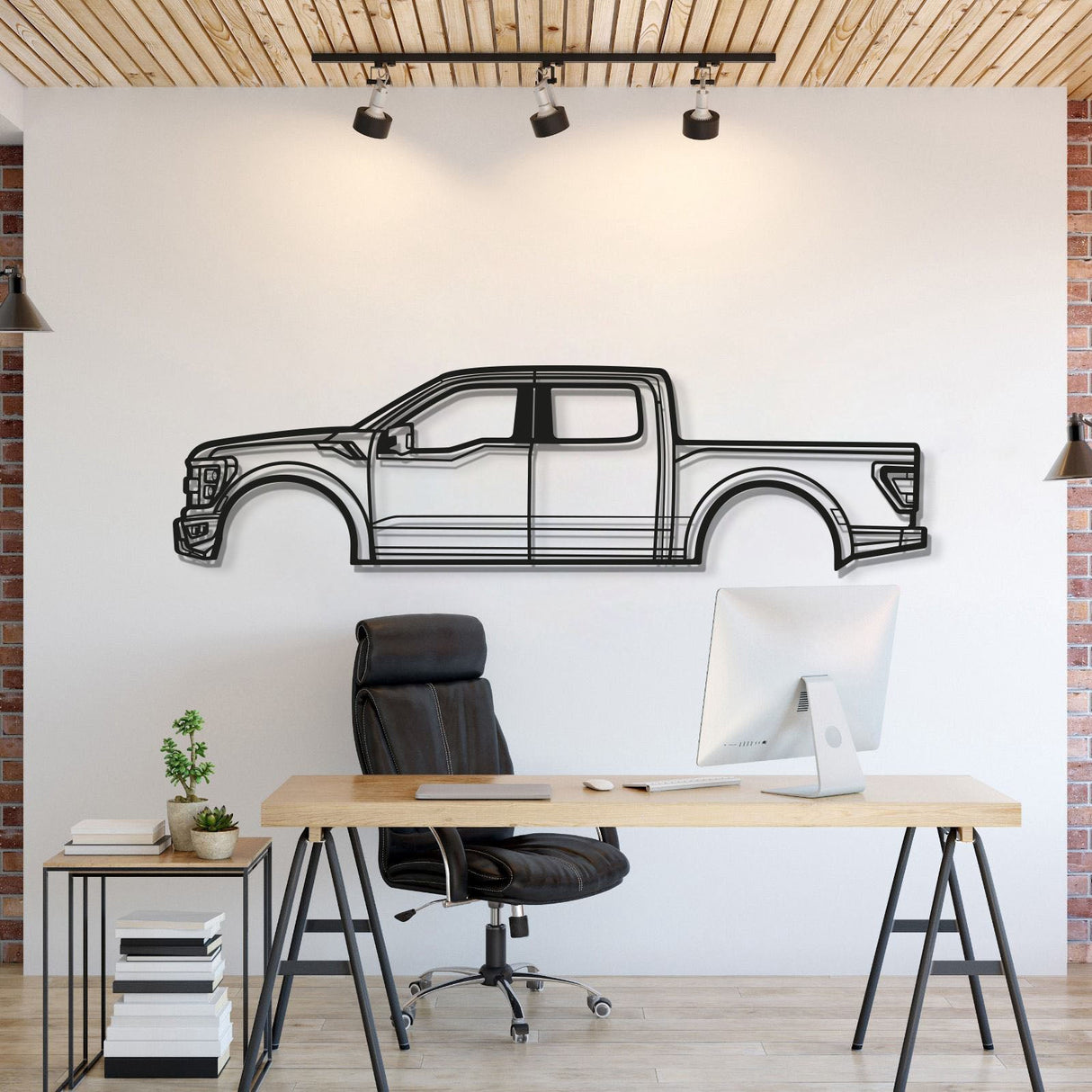 2022 F-150 Ranger Metal Car Wall Art - MT0781