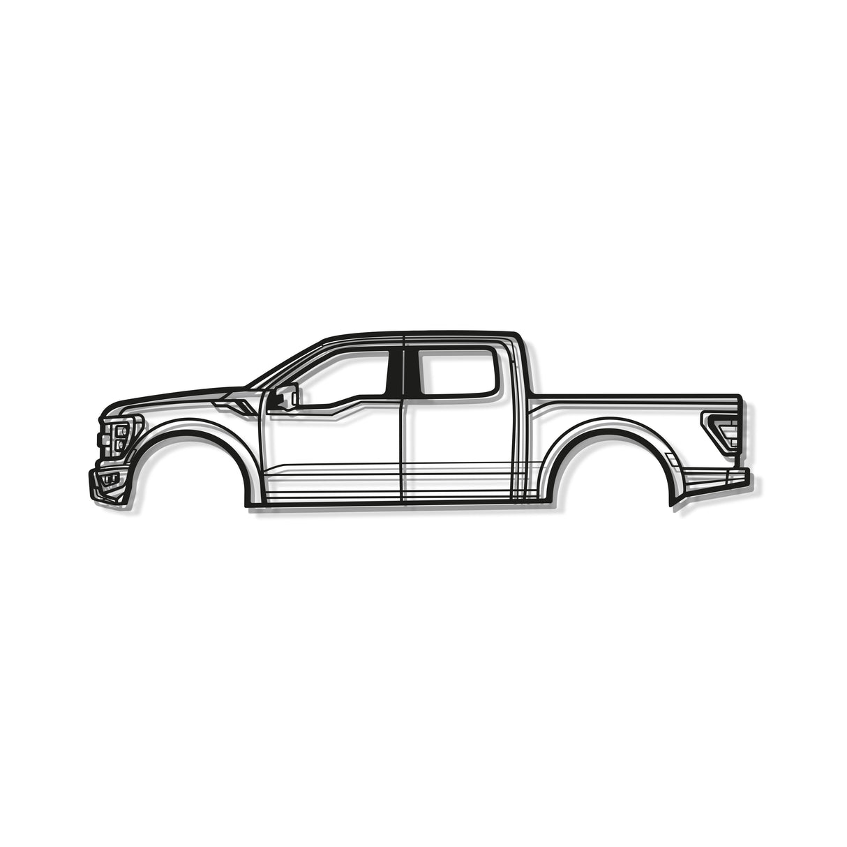 2022 F-150 Ranger Metal Car Wall Art - MT0781