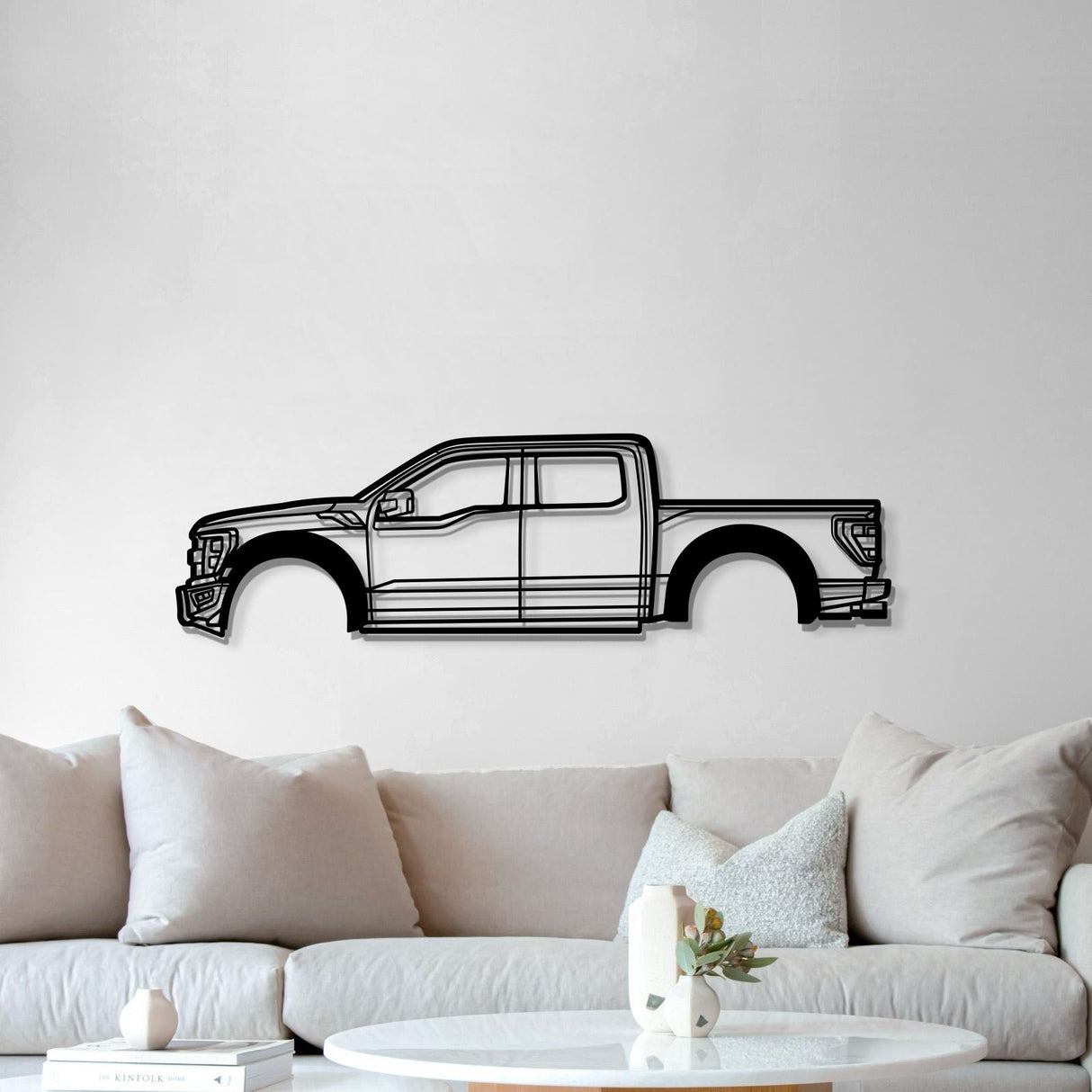 2022 F-150 Raptor 3rd Gen Metal Car Wall Art - MT0782