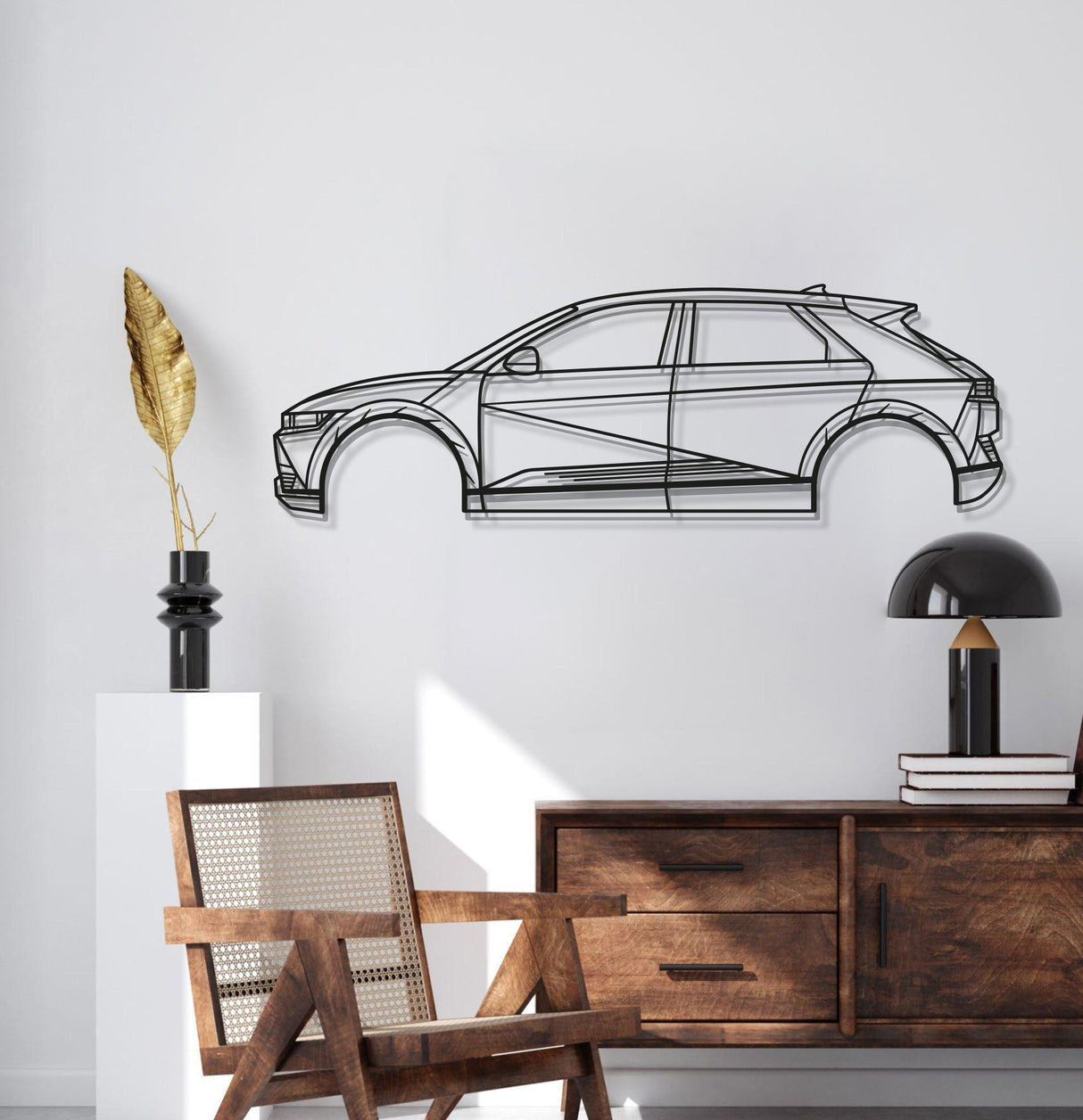 2022 Ioniq 5 1st Gen (NE) Metal Car Wall Art - MT0793