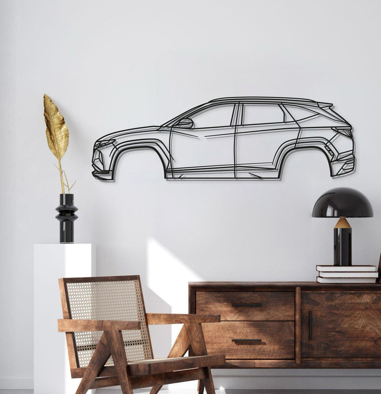 2022 Tucson 4th Gen Metal Car Wall Art - MT0817