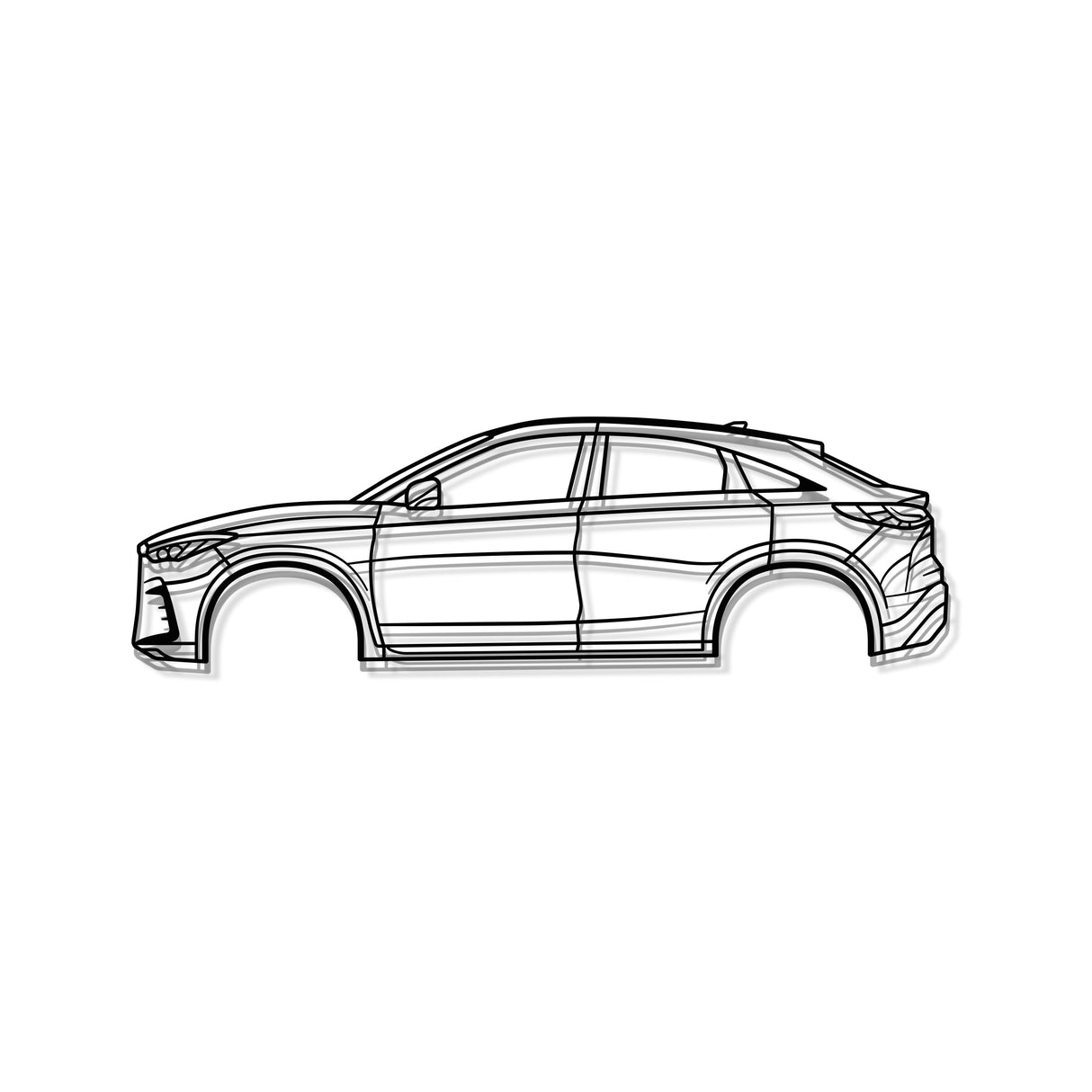 2022 QX55 2nd Gen (J55) Metal Car Wall Art - MT0807