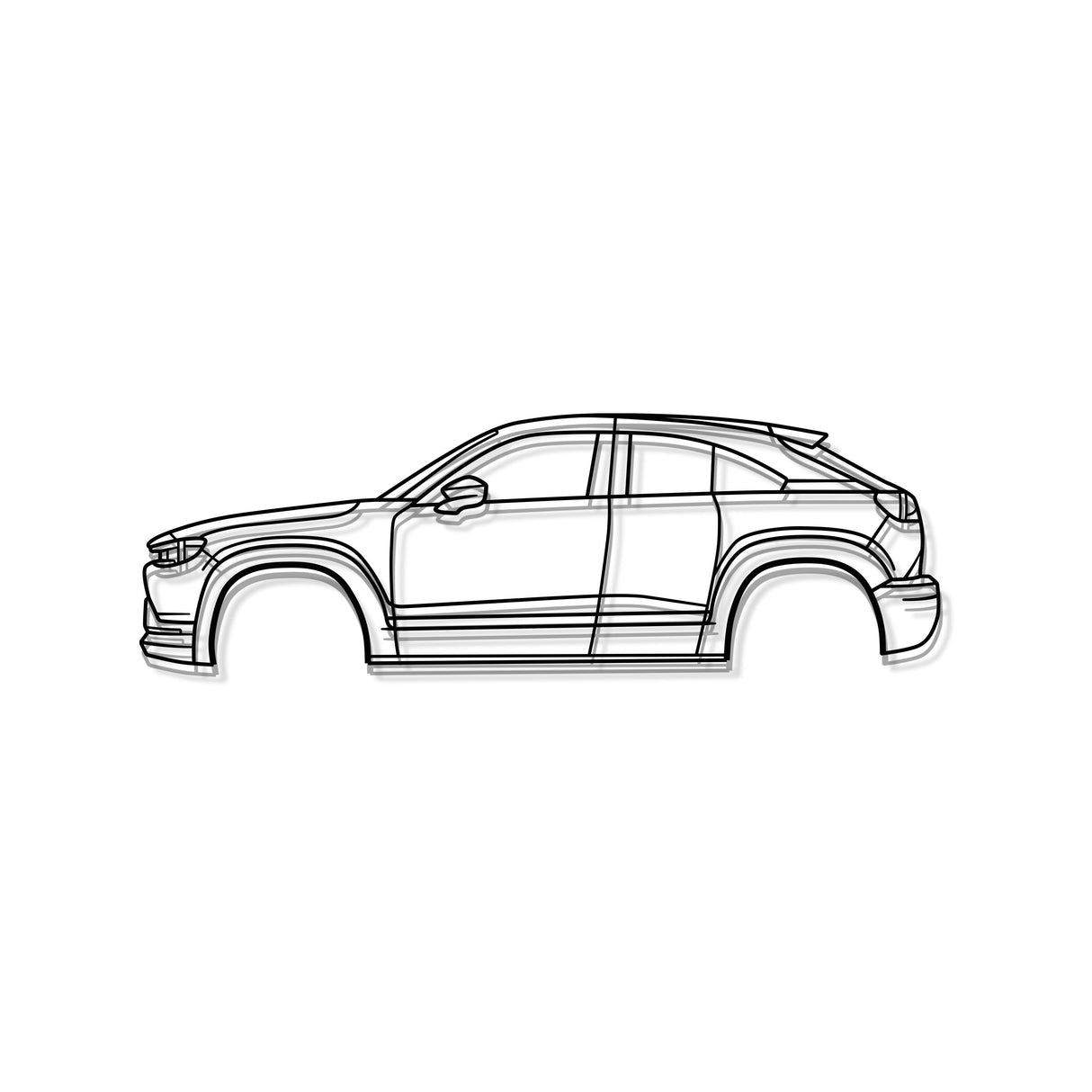 2022 MX-30 EV Metal Car Wall Art - MT0799