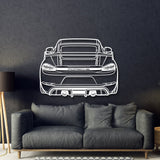 2022 718 GT4 Back View Metal Car Wall Art - MT1369