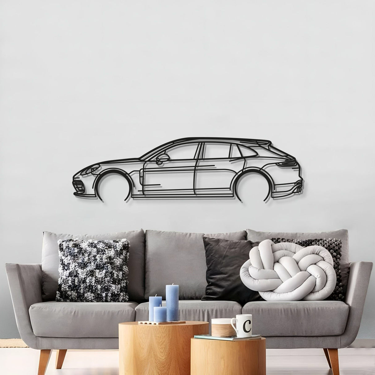 Detailed Metal Car Wall Art - MT0803