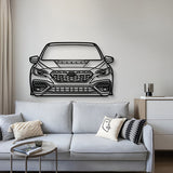 2022 Impreza WRX Front View Metal Car Wall Art - MT1373